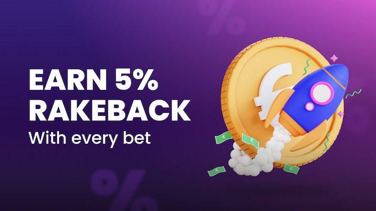 Rakeback – 5% Every Bet